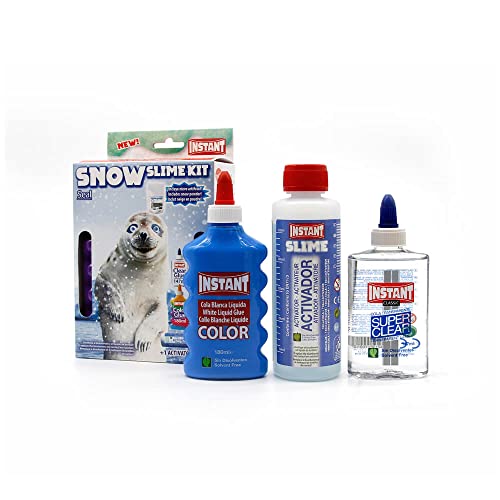 Instant Snow Slime Mini Kit Seal - Super Clear Glue 147 ml + Color Glue 180ml + Schneepulver + Aktivator 250 ml - 20961 Instant Snow Slime Mini Kit Seal - Super Clear Glue 147 ml + Color Glue 180ml + Schneepulver + Aktivator 250 ml - 20961 von Instant