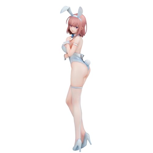 Insxuan Weißer Bunny Natsume Figur 30 cm Stehende Bunny Girl Desktop Statue Natsume Sammlermodell Anime Action Figur von Insxuan