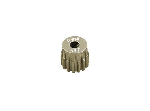 Integy RC 7075 Alloy Machined Mod 0.6 Ritzel Getriebe 14T, 3,17 mm Bohrung/Schaft für bürstenlose R/C von Integy