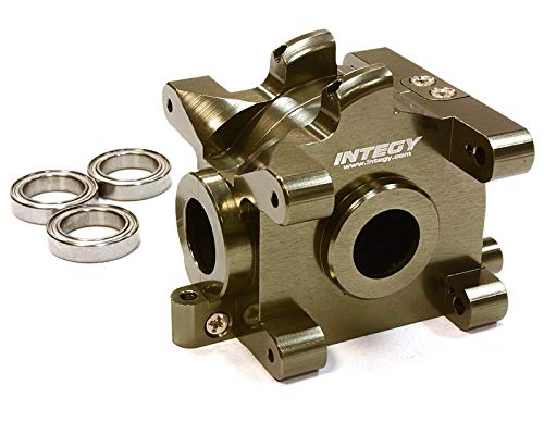 Integy RC Model Premium CNC-Machined Aluminum Gear Box Designed for HPI 1/10 Scale E10 On-Road von Integy