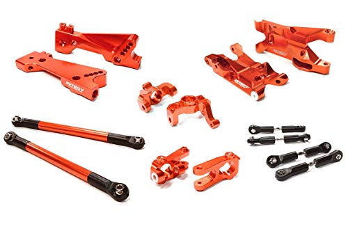 Integy RC Model CNC Machined Suspension Kit Designed for Vaterra Twin Hammers 1.9 Rock Racer von Integy