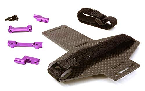 RC Model Machined Battery Tray w/Composite Plate for Vaterra Twin Hammers 1.9 Rock Racer von Integy
