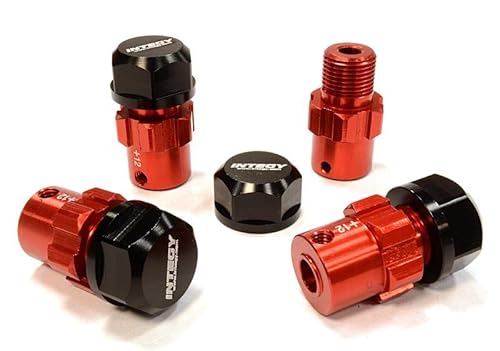 Integy RC Model CNC Machined 17mm Wheel Hex (4) +12mm Offset for T-Maxx, 1/10 Revo & Summit von Integy