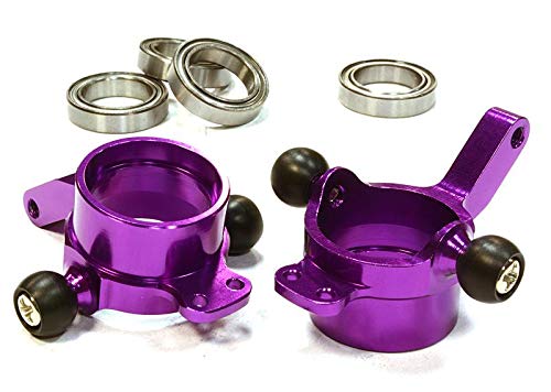 Integy RC Model CNC-Machined Aluminum Steering Knuckles Designed for HPI 1/10 Scale E10 On-Road von Integy