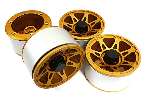 Integy RC Model Hop-ups OBM-1644 Type 66067-220 Rear Wheel & Tire Set (2) for HPI 1/5 Baja 5B & 5B2.0 von Integy
