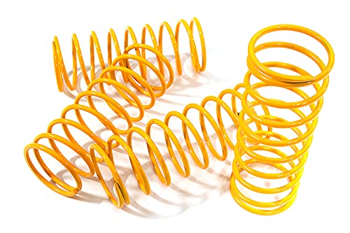 Integy RC Model Precision Speed Yellow 8.3lbs Spring (4) Designed for Losi 1/8 LST Monster Truck von Integy