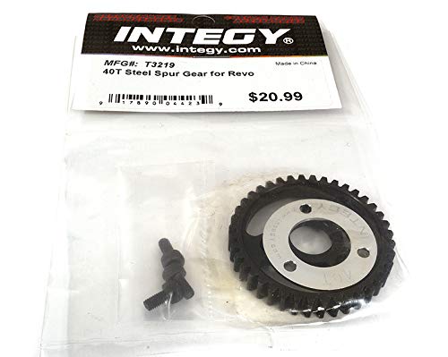 Integy RC Model Precision-Crafted 40T Steel Spur Gear Designed for 1/10 Revo & Slayer(Both) von Integy