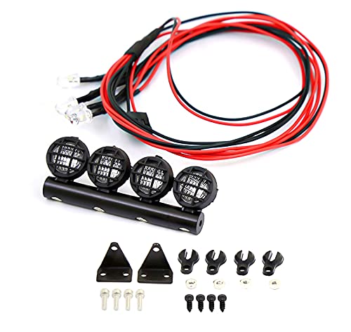 Integy RC Realistisches Dach-Spot-LED-Licht-Set für 1/16, 1/18 & WPL L=66 mm, 4 Stück Integy RC Realistisches Dach-Spot-LED-Licht-Set für 1/16, 1/18 & WPL L=66 mm, 4 Stück von Integy