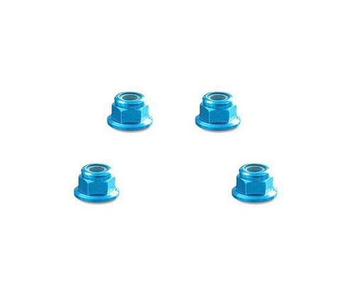 Integy RC Sechskant-Kontermutter aus Metalllegierung, M5, Flansch, 4 Stück von Integy