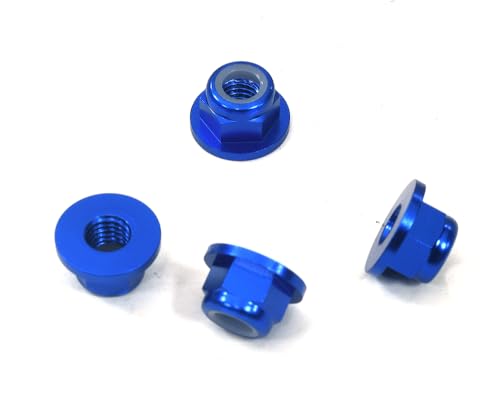 Integy RC Sechskant-Kontermutter mit Flansch, Metalllegierung, M5, 4 Stück von Integy