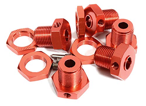 Integy RC Upgrades für Traxxas, Legierung, 17 mm, Radnabensatz ID6 mm, für Traxxas E-Maxx, E-Revo, Revo, Summit & T-Maxx von Integy