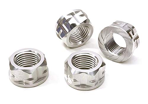 Integy RC Model Serrated 17mm Hex Wheel Nut (4) for Most 1/8 Buggy, Truggy, SC & Monster Truck von Integy