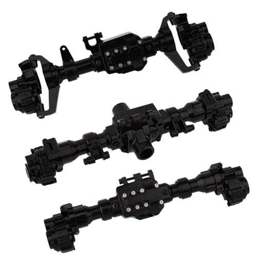 RC-Modell-Legierung gefräste Vorder-, Mittel- und Hinterachse (3) Gehäuse für Traxxas TRX-6 von Integy