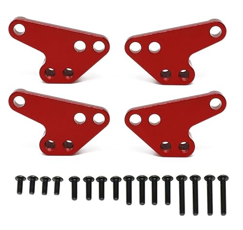 RC Modell-Legierung gefräste untere Stoßdämpferhalterung (4) Lift Kit für Traxxas 1/10 Maxx V2 w/WideMaxx von Integy