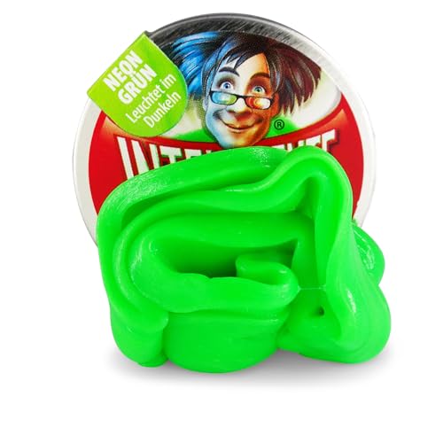 Intelligente Knete Klein Neon Grün leuchtet im Dunkeln 18g Neongrün von Intelligente Knete
