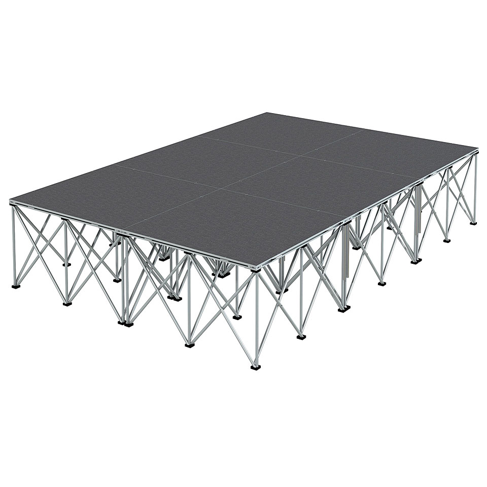 Intellistage Bühne 2 x 3 x 0,6 m Carpet Bühnenpodest Intellistage Bühne 2 x 3 x 0,6 m Carpet Bühnenpodest von Intellistage