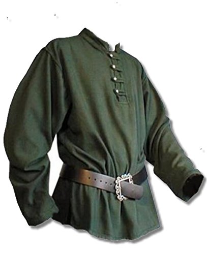 Inter-Moden Mittelalter Markthemd - Herren Asgard XXL/grün von Inter-Moden