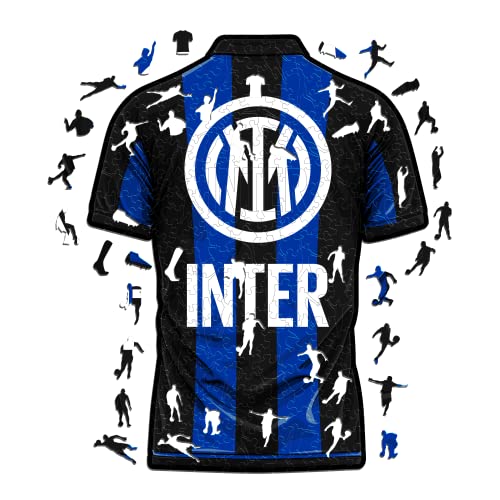 Iconic Puzzles, Inter Jersey, offizielles Produkt, Holzpuzzle für Erwachsene und Kinder, 100% nachhaltiges Holz, Größe L, 500 Stück Iconic Puzzles, Inter Jersey, offizielles Produkt, Holzpuzzle für Erwachsene und Kinder, 100% nachhaltiges Holz, Größe L, 500 Stück von Inter