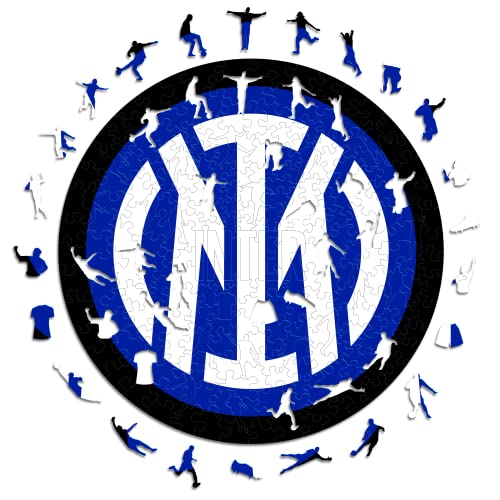 Iconic Puzzles, Inter FC Logo, offizielles Produkt, Holzpuzzle für Erwachsene und Kinder, 100% nachhaltiges Holz, Größe M, 270 Stück Iconic Puzzles, Inter FC Logo, offizielles Produkt, Holzpuzzle für Erwachsene und Kinder, 100% nachhaltiges Holz, Größe M, 270 Stück von Inter