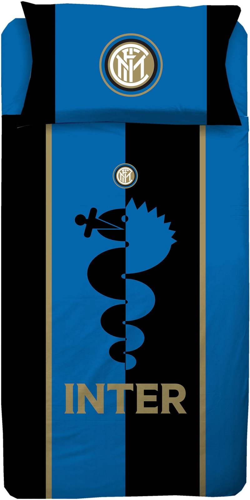 Inter Mailand Bettwäsche-Set 140x200 cm von Inter