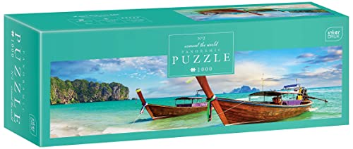 Around the World no. 2 - 1000 Pieces Panorama Jigsaw Puzzle for Adults von Interdruk
