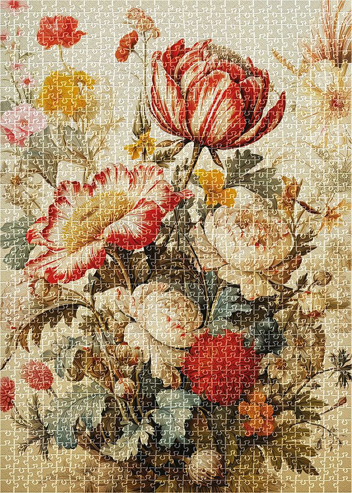 Interdruk Blumiges Arrangement 1000 Teile Puzzle Interdruk-385420 von Interdruk