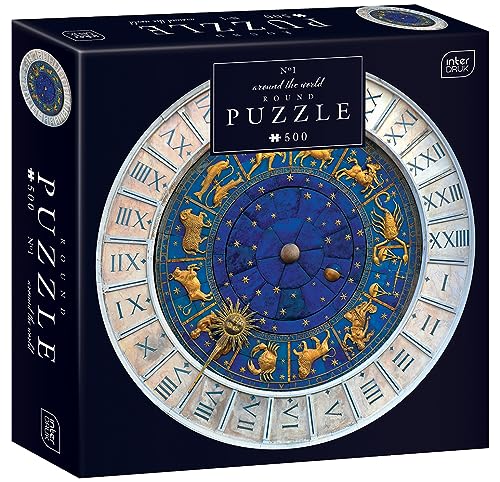 Interdruk PUZ500RA1 Puzzle, Rund Um die Welt Nr. 1, 63 cm (Diameter) von Interdruk