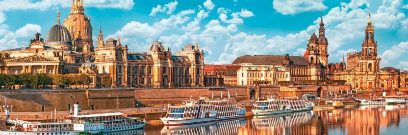 Interdruk Panoramic - Around the World - Dresden 1000 Teile Puzzle Interdruk-326300 von Interdruk