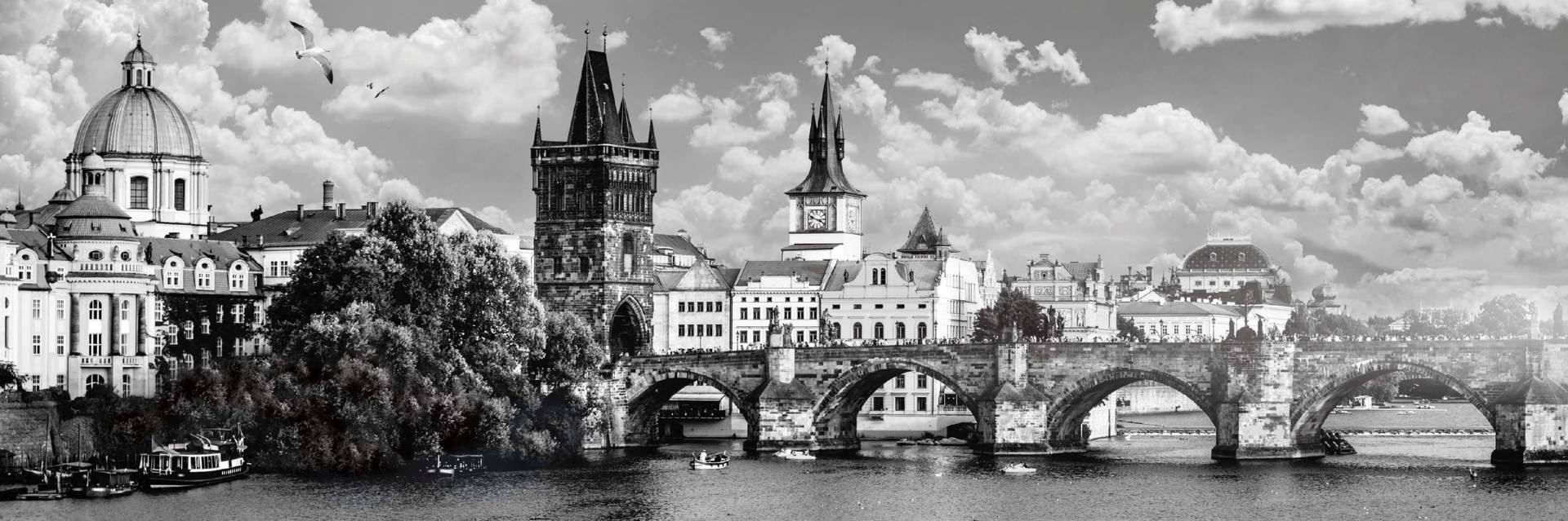 Interdruk Panoramic Around the World - Prag 1000 Teile Puzzle Interdruk-326317 von Interdruk
