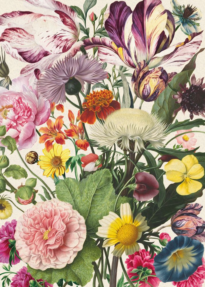 Interdruk Poesie in Blütenblättern 2000 Teile Puzzle Interdruk-385017 von Interdruk