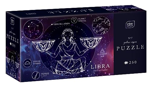 Interdruk Puzzle 250 48x33 cm Zodiac Zodiak Sternzeichen - Libra - Scales - Waage von Interdruk