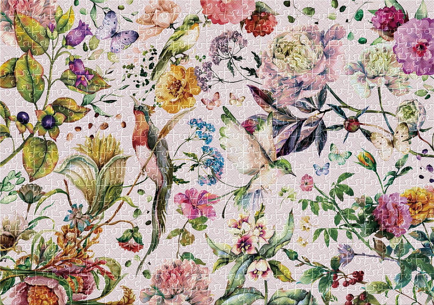 Interdruk Secret Garden - Kolibris 500 Teile Puzzle Interdruk-385079 von Interdruk