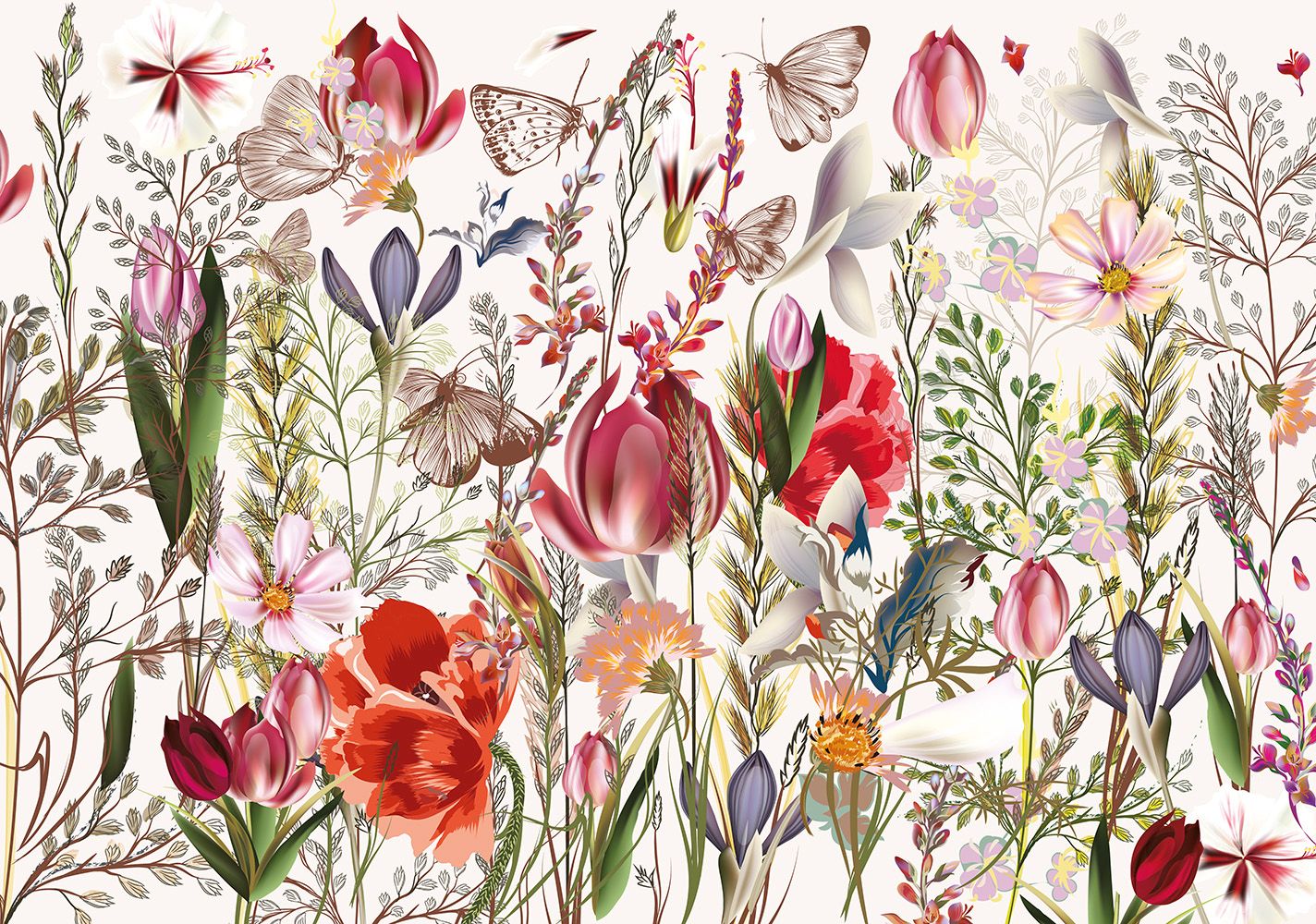 Interdruk Wiesenblumen 500 Teile Puzzle Interdruk-370082 von Interdruk