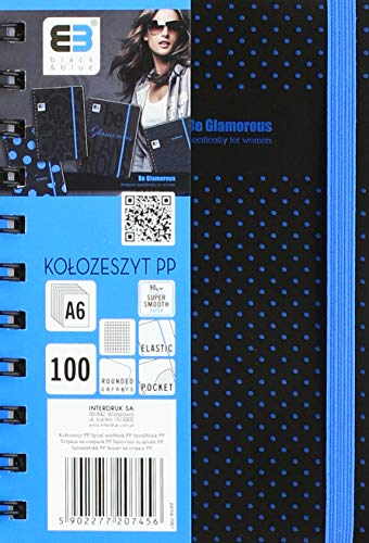 Interdruk kołoza6100gla Spirale Notizbuch PP A6 100 # mit Elastic B & B, Mehrfarbig von Interdruk