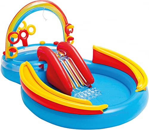 Aufblasbarer Pool für Kinder, Intex Spielplatz, Regenbogen, 297 x 135 x 193 cm, 381 l, Sortiert Aufblasbarer Pool für Kinder, Intex Spielplatz, Regenbogen, 297 x 135 x 193 cm, 381 l, Sortiert von Intex