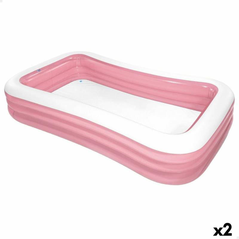 Aufblasbares Planschbecken für Kinder Intex 1050 L 305 x 56 x 183 cm Rosa (2 Stück) von Intex