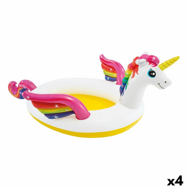 Aufblasbares Planschbecken für Kinder Intex Einhorn 151 L 27,2 x 10,4 x 19,3 cm (4 Stück) von Intex