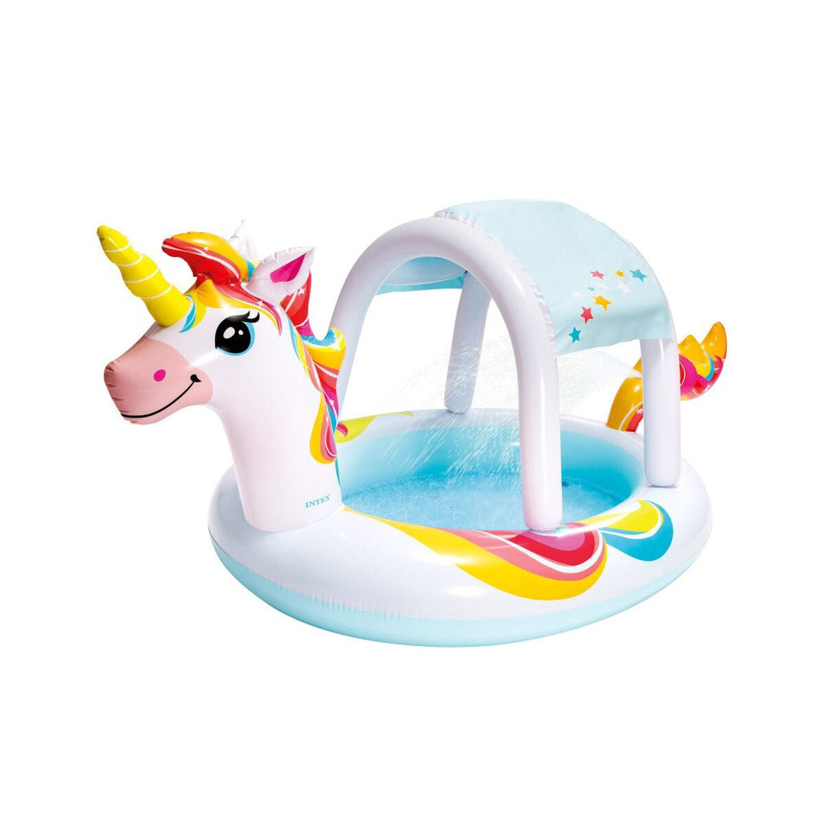 Aufblasbares Planschbecken für Kinder Intex Einhorn 254 x 132 x 109 cm (254 x 132 x 109  cm) von Intex