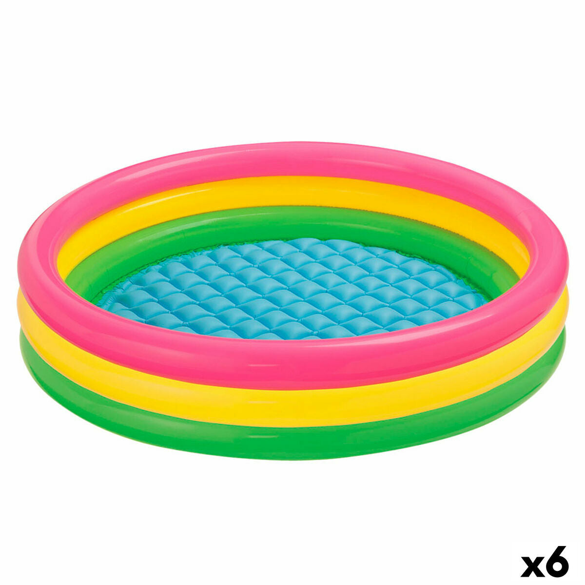 Aufblasbares Planschbecken für Kinder Intex Sunset Ringe 275 L 147 x 33 x 147 cm (6 Stück) von Intex