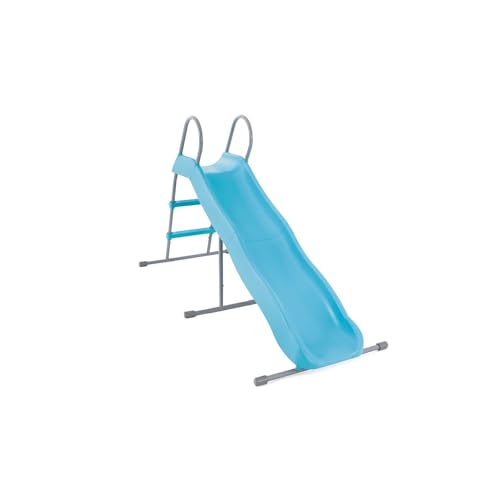 Intex 44106 - Gartenschrutsche für Kinder, Stahl und Kunststoff, hellblau, 196 x 84 x 119 cm von Intex