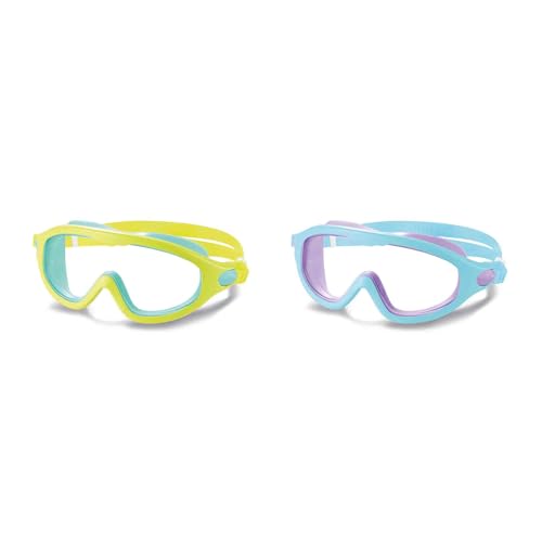 Intex 55983 – Kinder-Schwimmmasken, 2 Stück, Polycarbonat-Gläser, Silikon, mehrfarbig, 3–8 Jahre von Intex