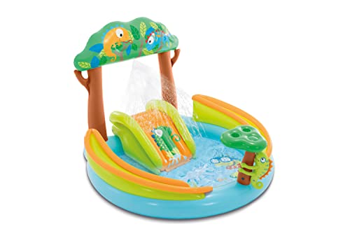 Intex 56130NP – Aufblasbares Pool-Spielcenter Iguana Adventure, Vinyl, Mehrfarbig, 157 x 170 x 132 cm Intex 56130NP – Aufblasbares Pool-Spielcenter Iguana Adventure, Vinyl, Mehrfarbig, 157 x 170 x 132 cm von Intex
