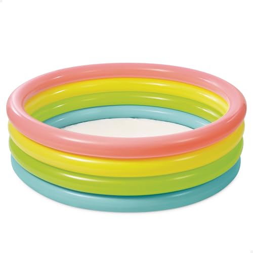 Intex 56441NP - Aufblasbarer Pool Sunset Glow, Vier Ringe, Vinyl, Mehrfarbig, 168x46 cm Intex 56441NP - Aufblasbarer Pool Sunset Glow, Vier Ringe, Vinyl, Mehrfarbig, 168x46 cm von Intex