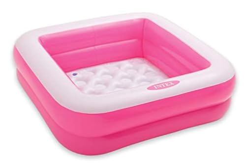 Intex 57100EP 57100NP Baby Pool Spielbox 86 x 86 x 25 cm (Rosa) von Intex