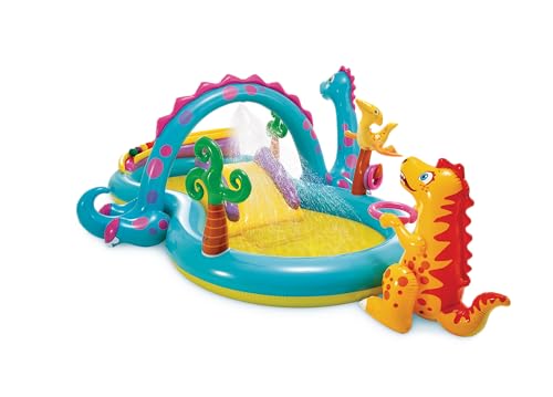 Intex 57135EP - Aufblasbares Wasserspielcenter Dinoland, 131 x 90 x 44 Zoll Intex 57135EP - Aufblasbares Wasserspielcenter Dinoland, 131 x 90 x 44 Zoll von Intex