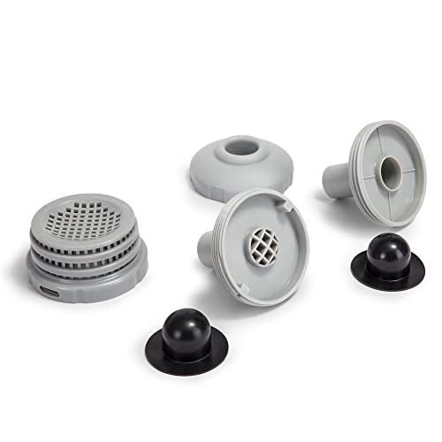 Intex Anschluss-Set Ø 32 mm - kompatibel mit Wasserbelebung, Grau von Intex