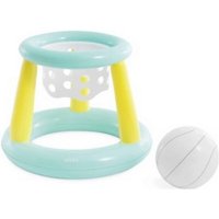 Intex Der „Mega Floating Hoops“ Basketballkorb mit aufblasbarem Ball sorgt für actionreichen Spielspaß im und außerhalb des Pools von Intex
