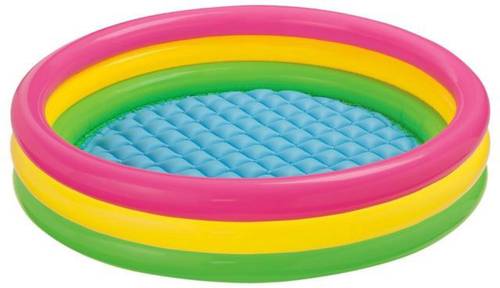 Intex Farbenfroher Kinderpool Easy Pool (Aufblasring) von Intex