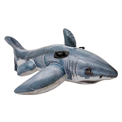 Intex Great White Shark Ride-On - Aufblasbarer Reittier - 173 x 107 cm von Intex