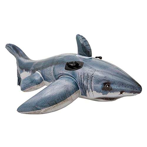 Intex Great White Shark Ride-On - Aufblasbarer Reittier - 173 x 107 cm Intex Great White Shark Ride-On - Aufblasbarer Reittier - 173 x 107 cm von Intex